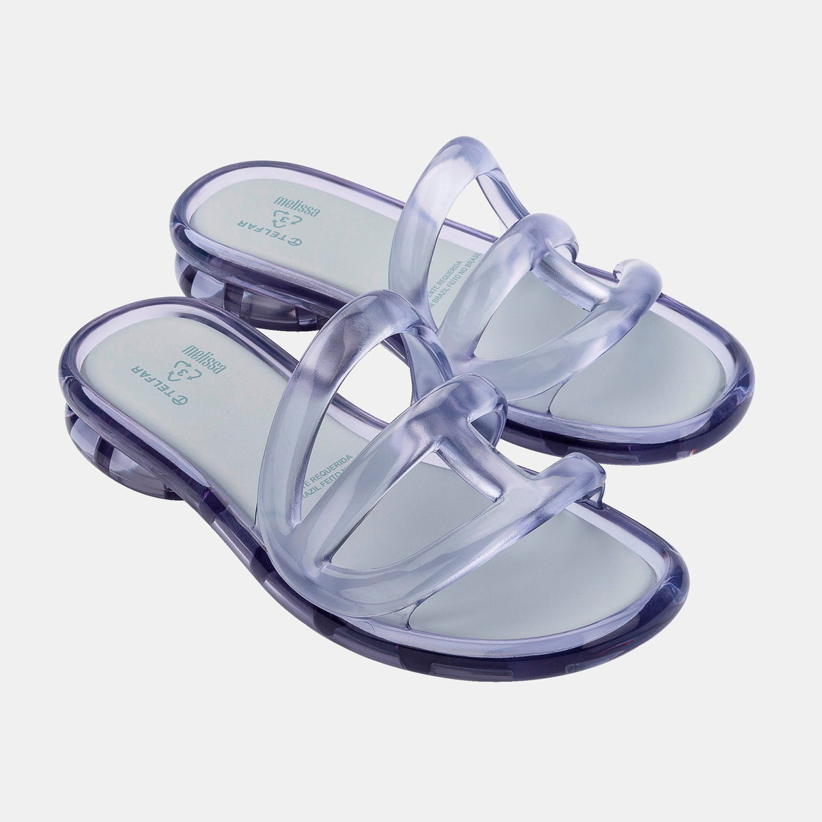 Melissa Jelly Slide Telfar Vidrio
