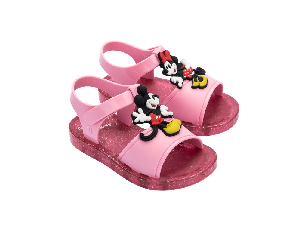 Mini Melissa + Mickey e Minnie Bebé Rosa