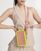 Melissa Link Bag Verde/Rosa