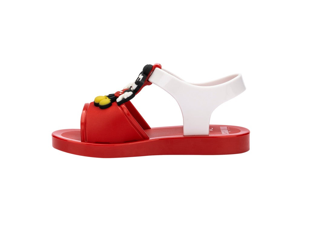 Mini Melissa + Mickey e Minnie Bebé Rojo/Blanco