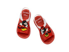 Mini Melissa + Mickey e Minnie Bebé Rojo/Blanco