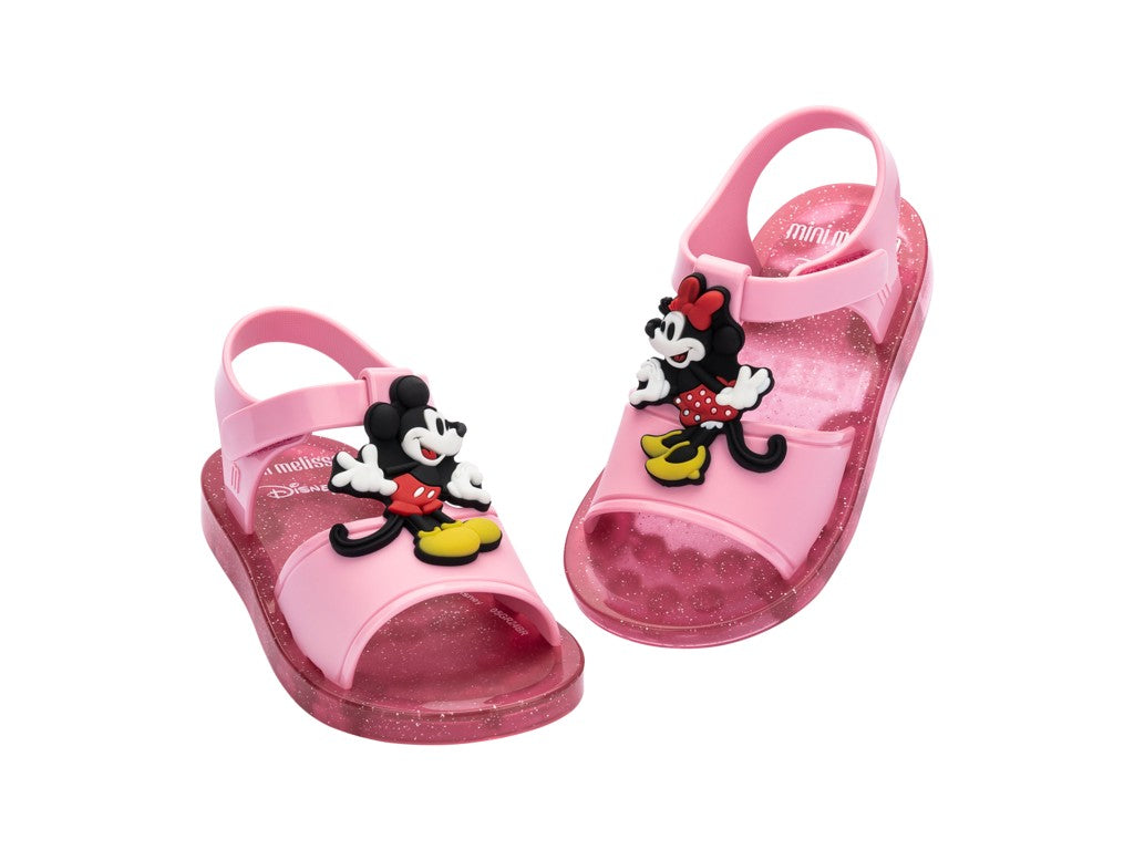 Mini Melissa + Mickey e Minnie Bebé Rosa