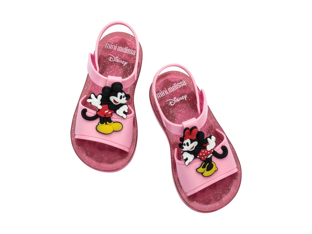 Mini Melissa + Mickey e Minnie Bebé Rosa